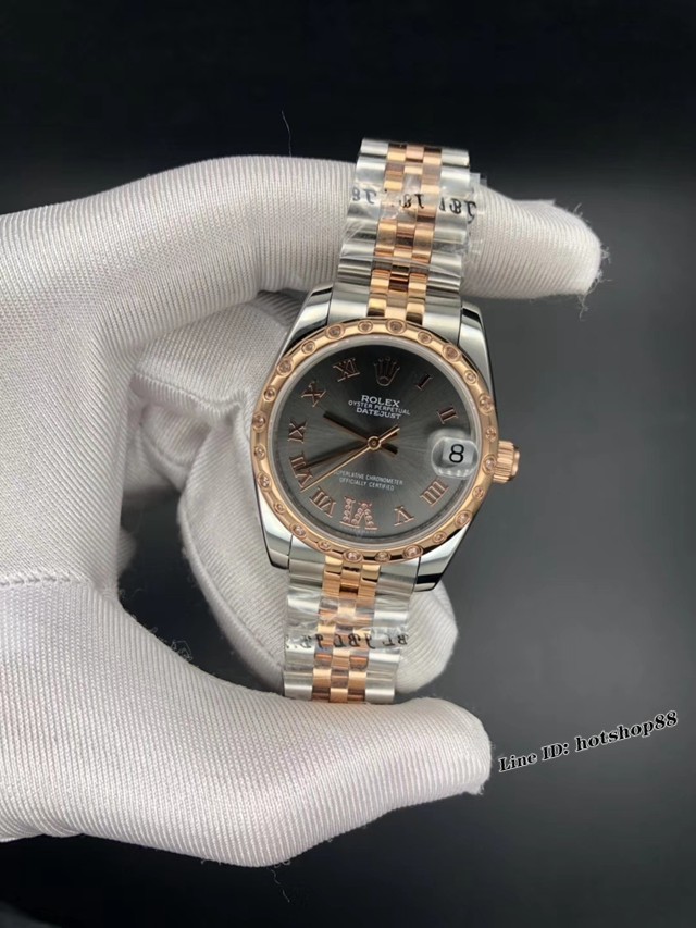 劳力士手表 Rolex经典款女款腕表 ZP厂精品 劳力士日志31mm 2824机芯 gjs1653